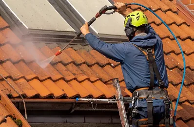 Démoussage et hydrofuge de toiture à Pouze